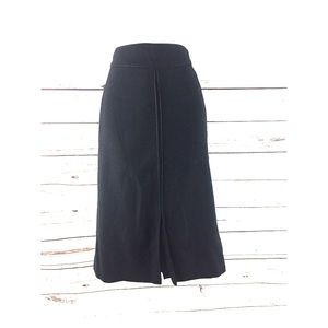 Women’s Black Pencil Skirt Pure Wool Size 8